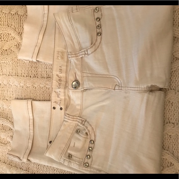 L.A. idol Denim - White capris